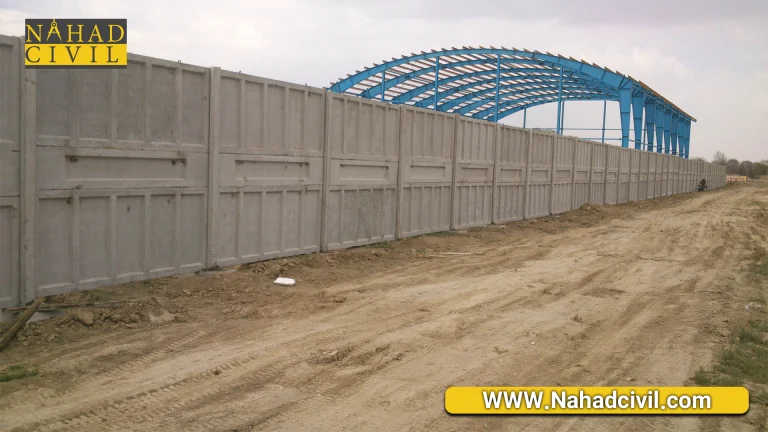 انواع قطعات بتنی پیش ساخته مثل دیوار بتنی